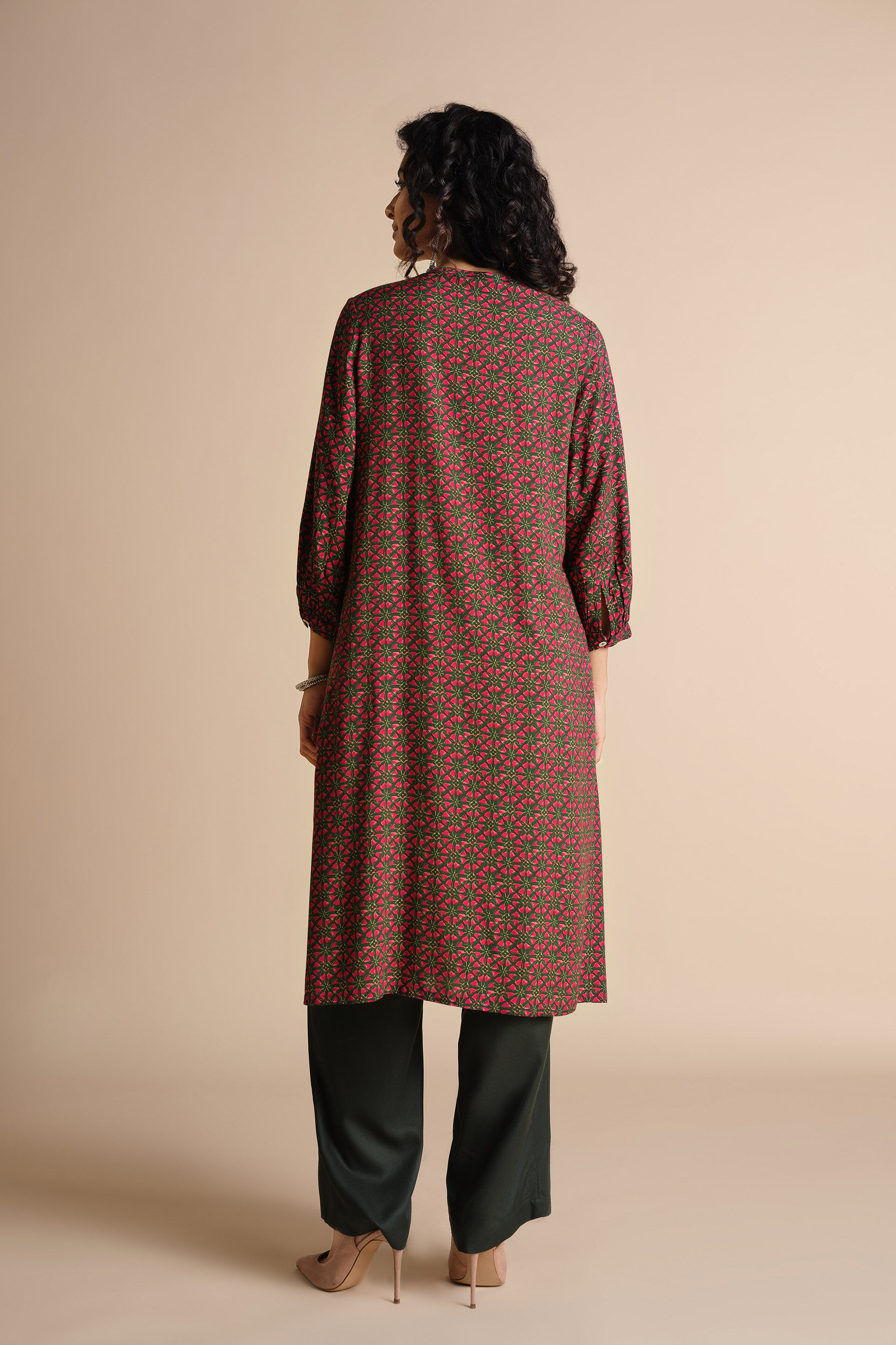 Rubaroo Kurta, Green, image 5